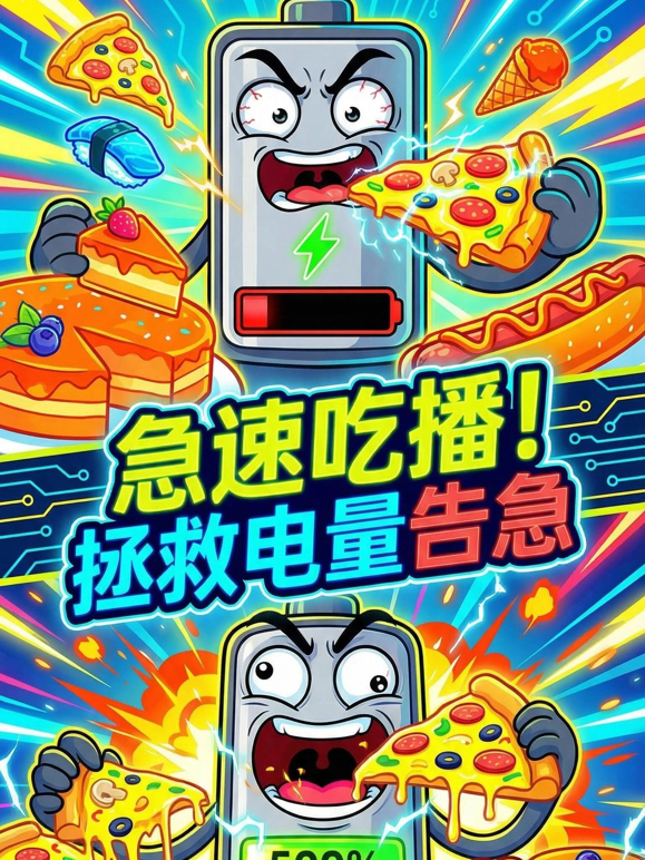 急速吃播拯救电量告急}