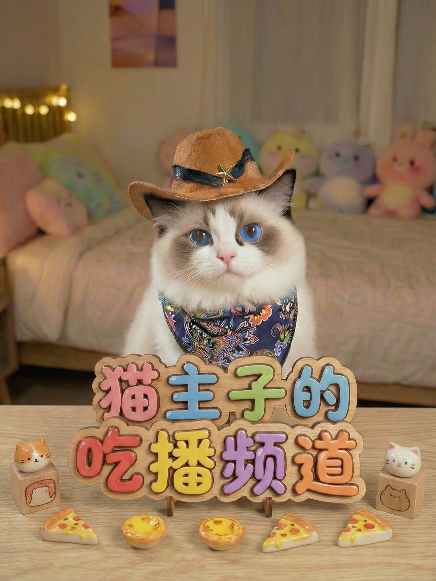 猫主子的吃播频道}