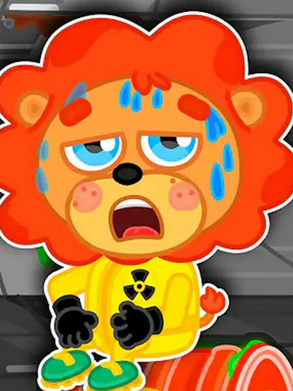 搞笑动画小狮子}