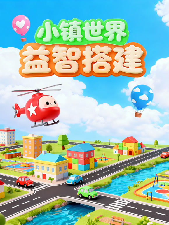 小镇世界益智搭建}