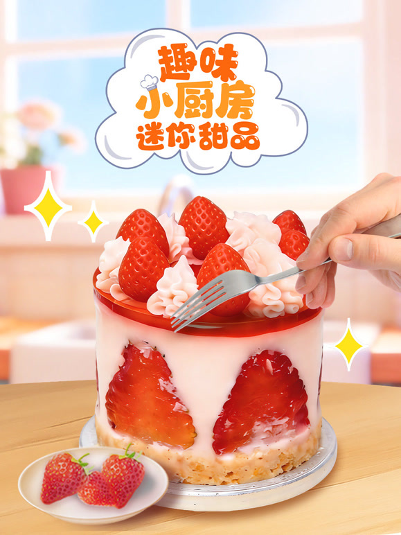 趣味小厨房迷你甜品}