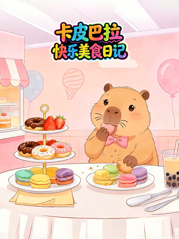 卡皮巴拉快乐美食日记}