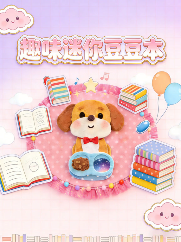 趣味迷你豆豆本}