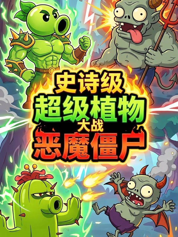 史诗级超级植物大战恶魔僵尸}