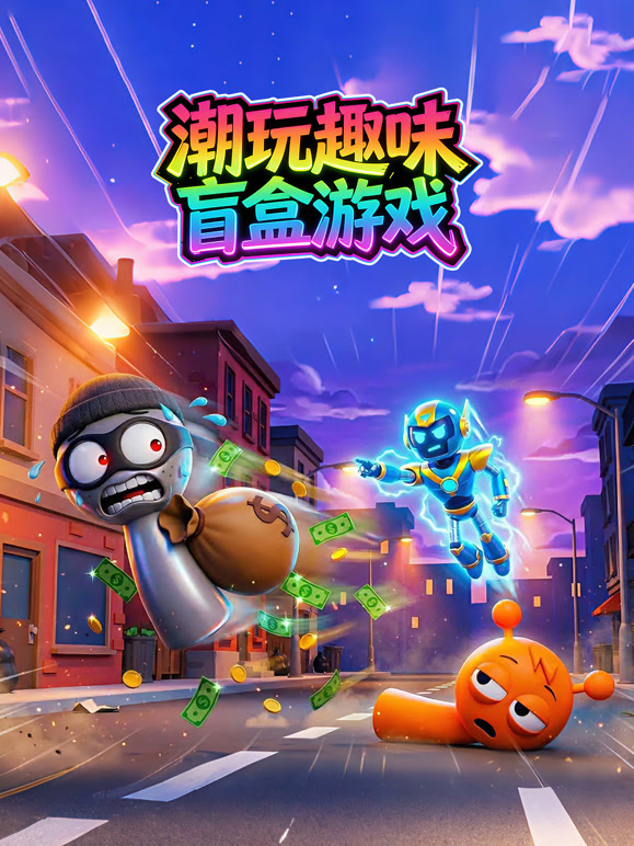 潮玩趣味盲盒游戏}