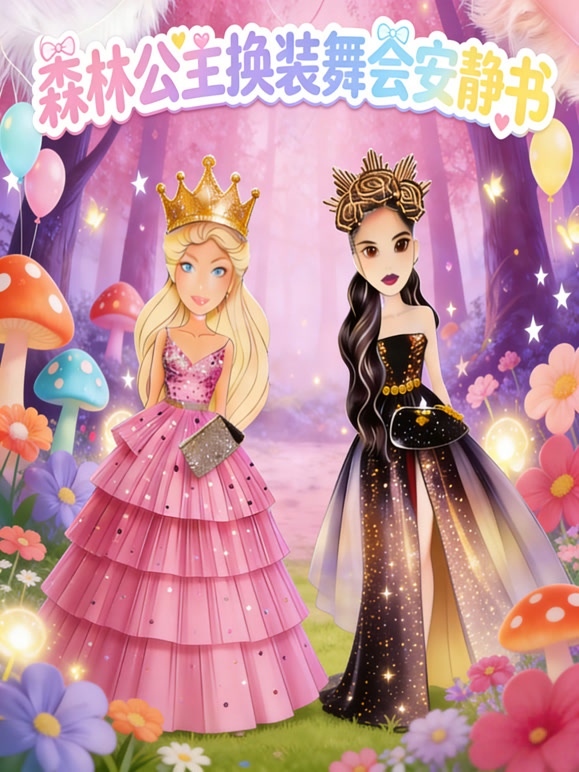 森林公主换装舞会安静书}
