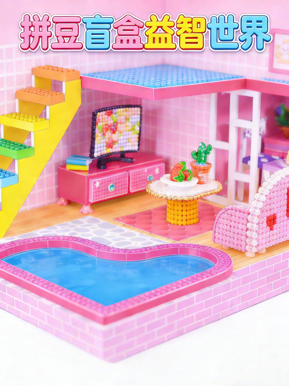 拼豆盲盒益智世界}