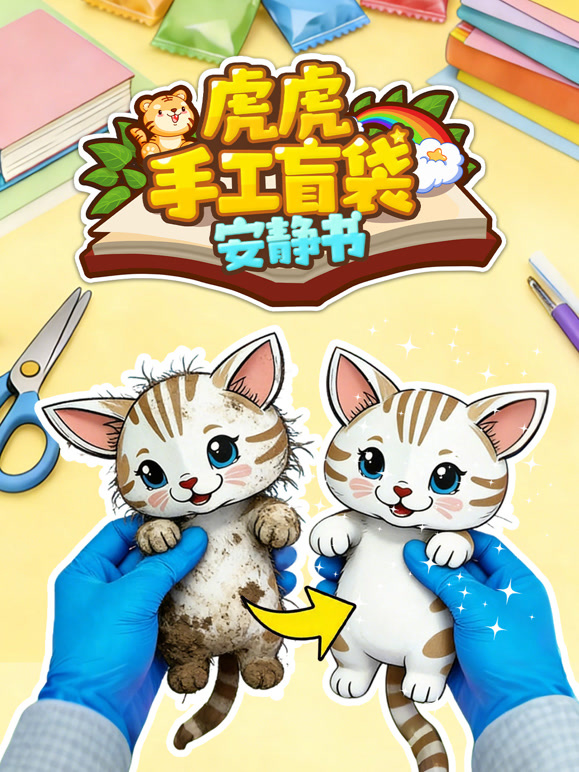 虎虎手工盲袋安静书}