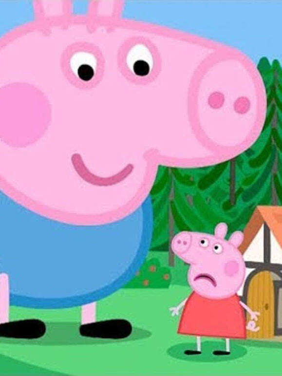 小猪佩奇和乔治的趣味儿童玩具故事}