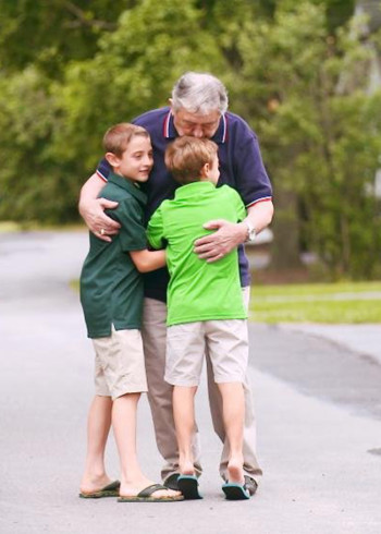 曾祖父手臂上的数字}