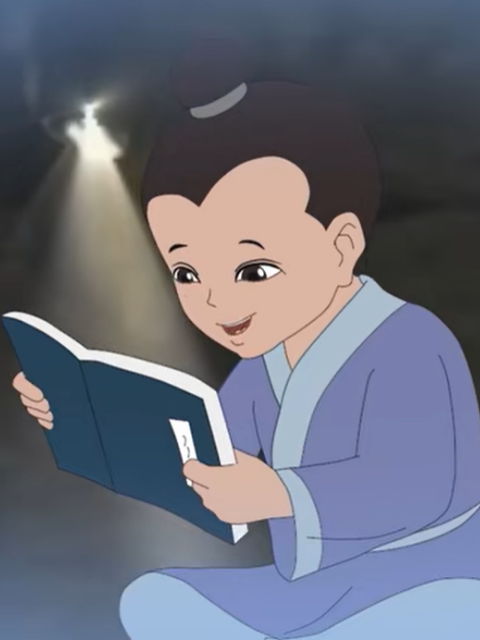 凿壁偷光-匡衡的传说}