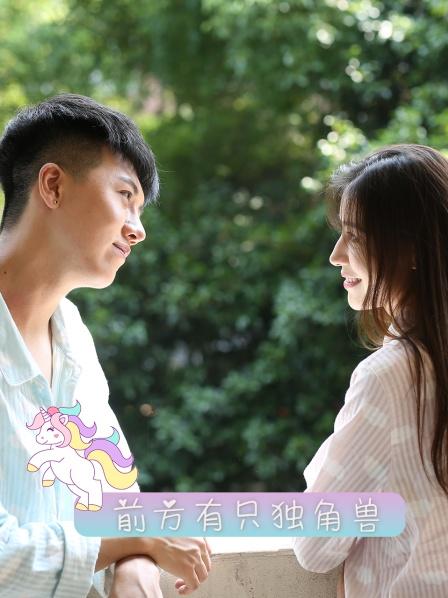 前方有只独角兽}