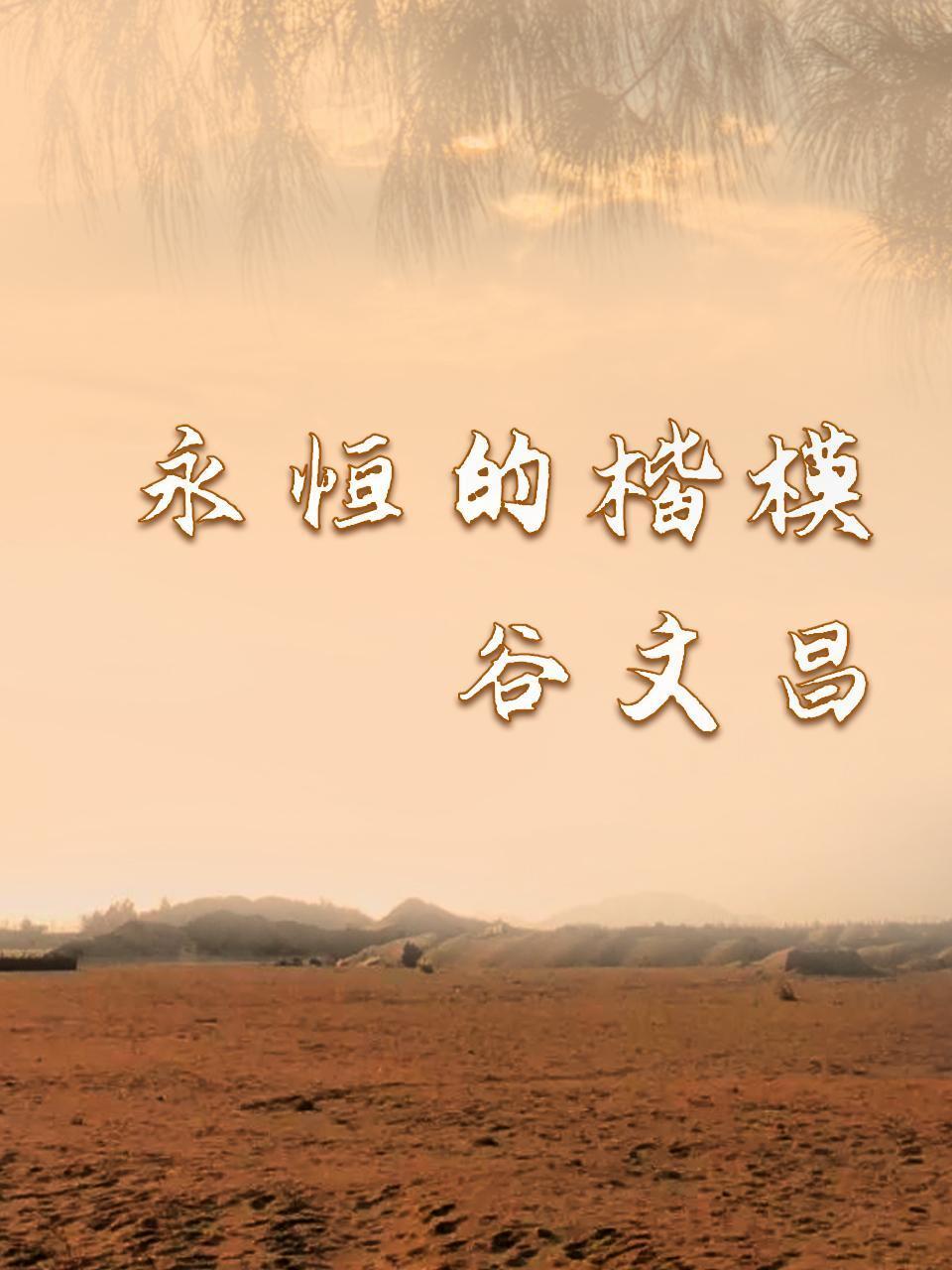 永恒的楷模谷文昌}