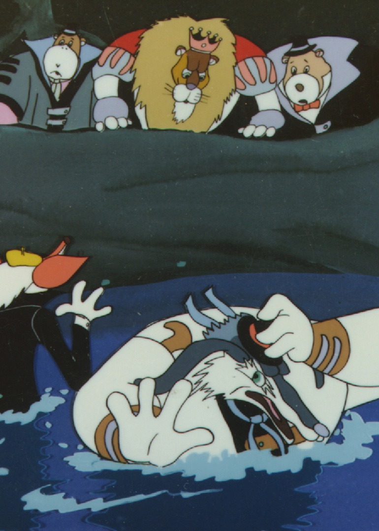 森林里的金月亮}